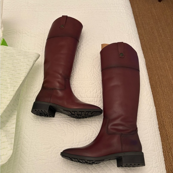 NIB Sam Edelman women’s riding boots drina Terrazzo Brown size 7 - Picture 5 of 7